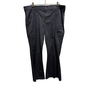 Torrid Gray A-Line Flare Lightweight Twill Cargo High Rise Pant 14R